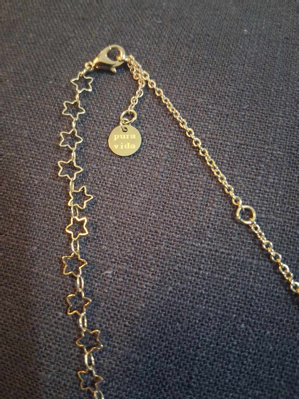 Pura Vida Star Link Necklace - Silver